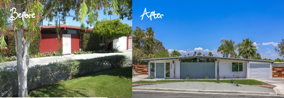 Kitchen and living room transformation